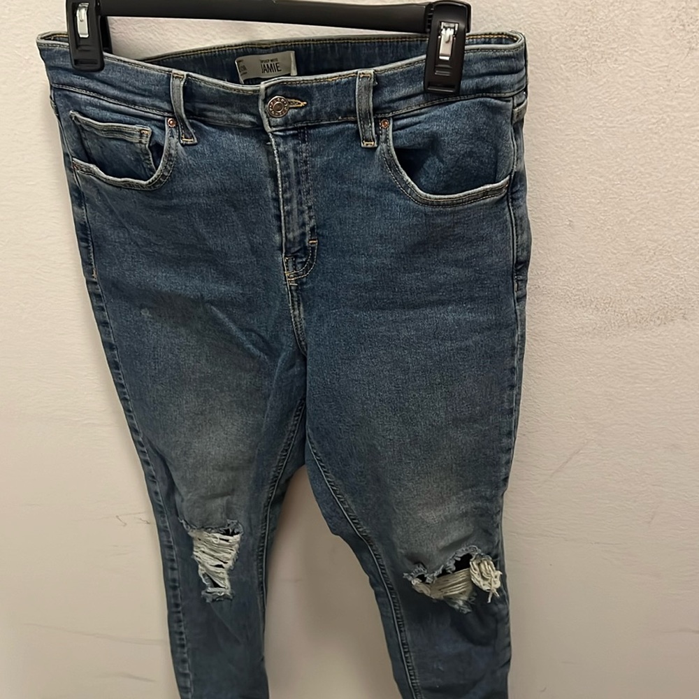Topshop Moto Jamie W32 L30 Denim Skinny Jeans with a light stretch